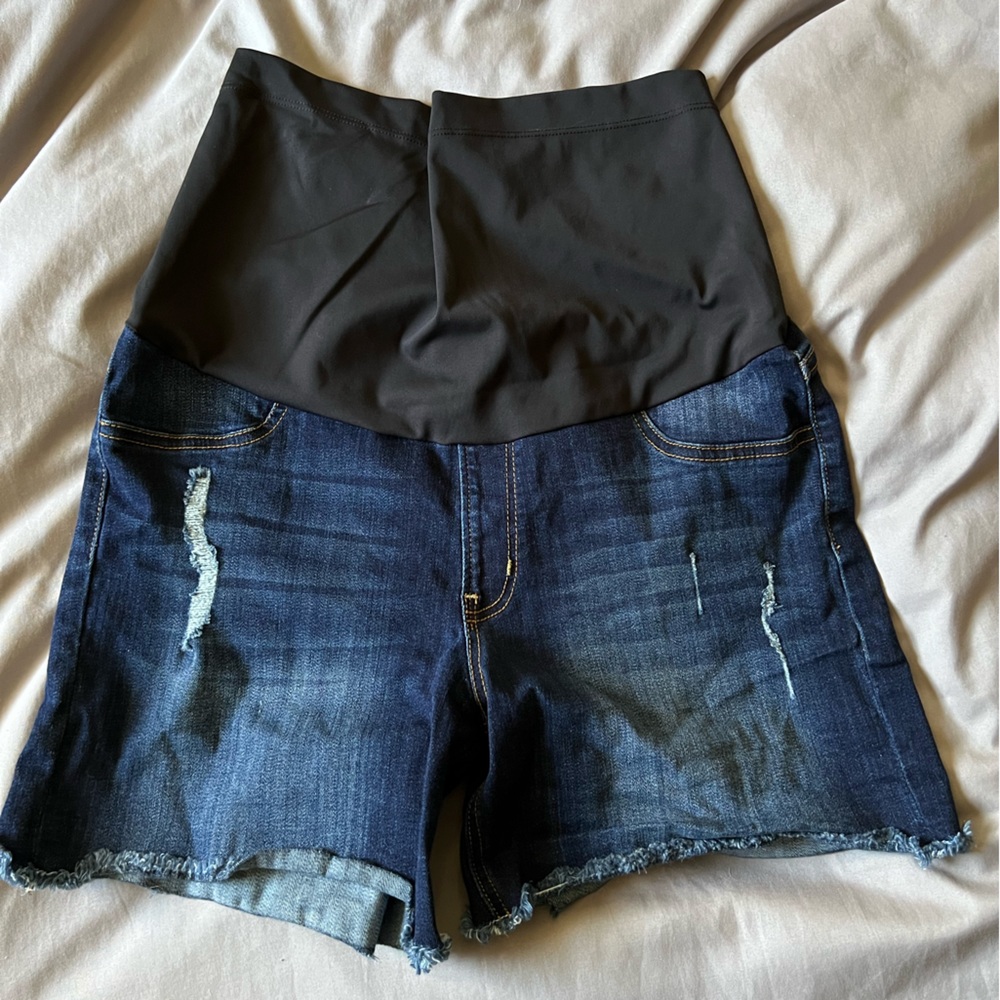 Just Black Denim Maternity shorts